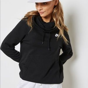 Nike Funnel Neck Fleece Hooded Pullover Sz.M